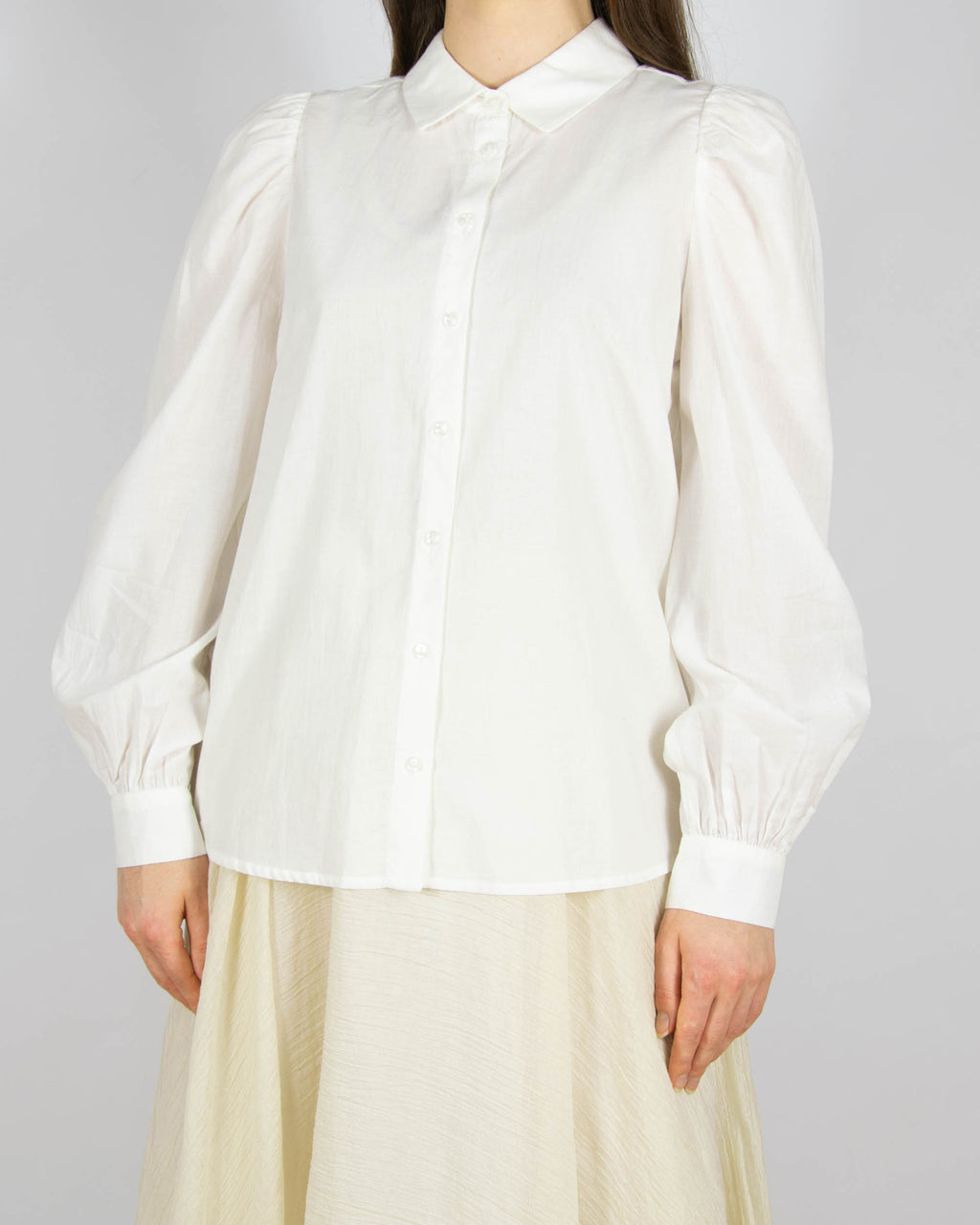 Nowa biała bawełniana (organic) koszula AWARE Vero Moda - S