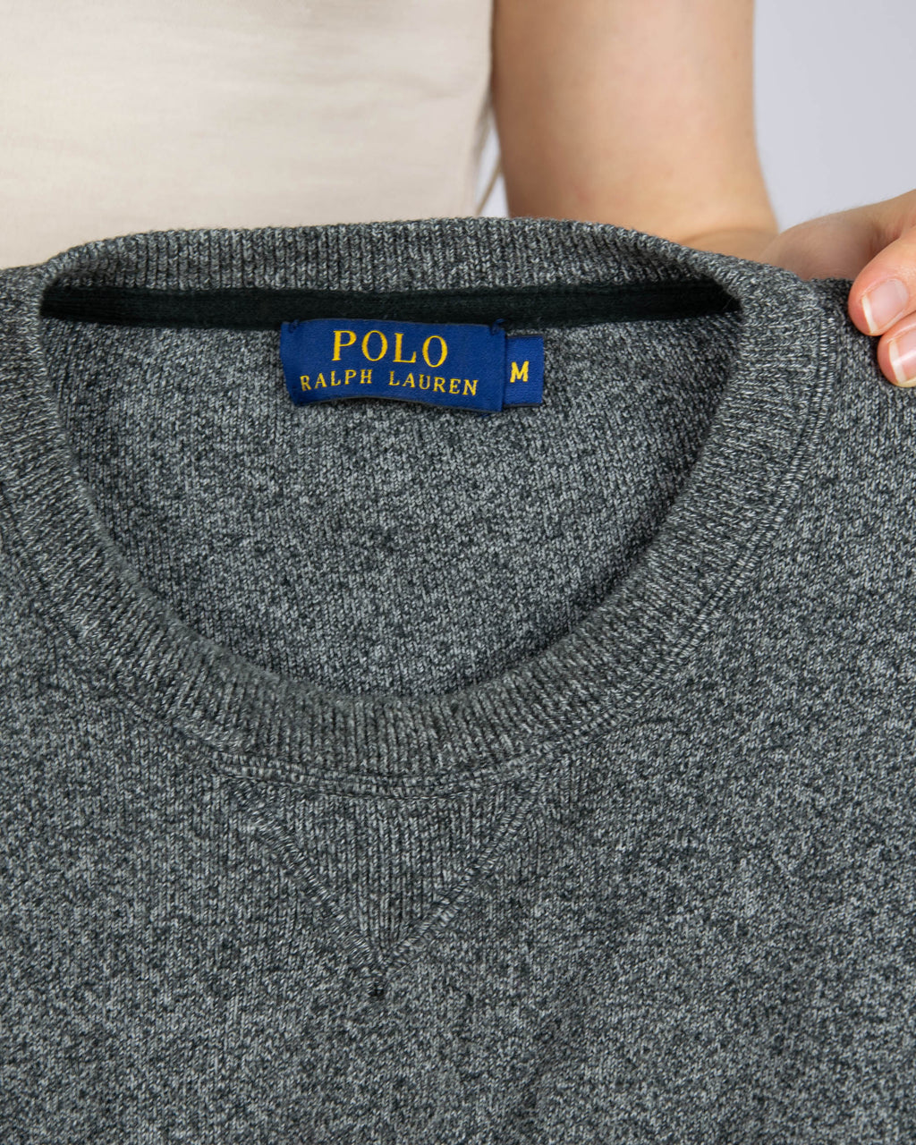 Szara bawełniana bluza Ralph Lauren - M