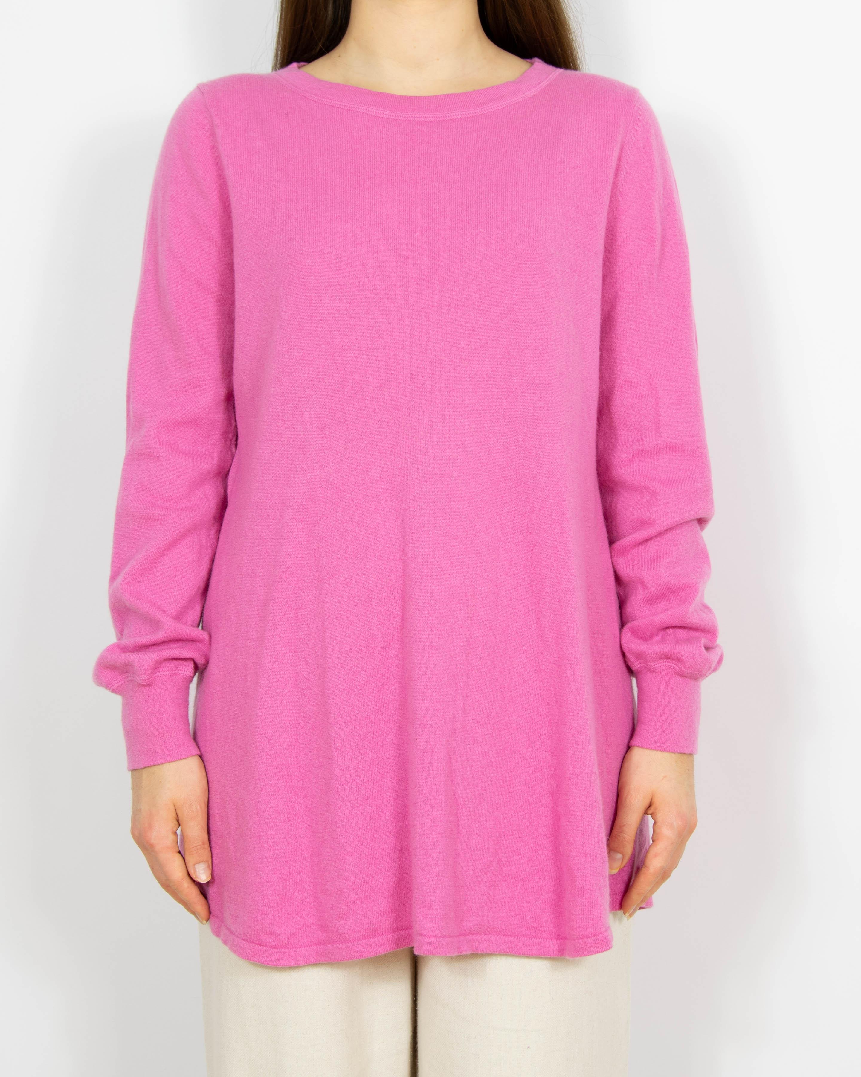 Różowy kaszmirowy sweter Esisto Cashmere