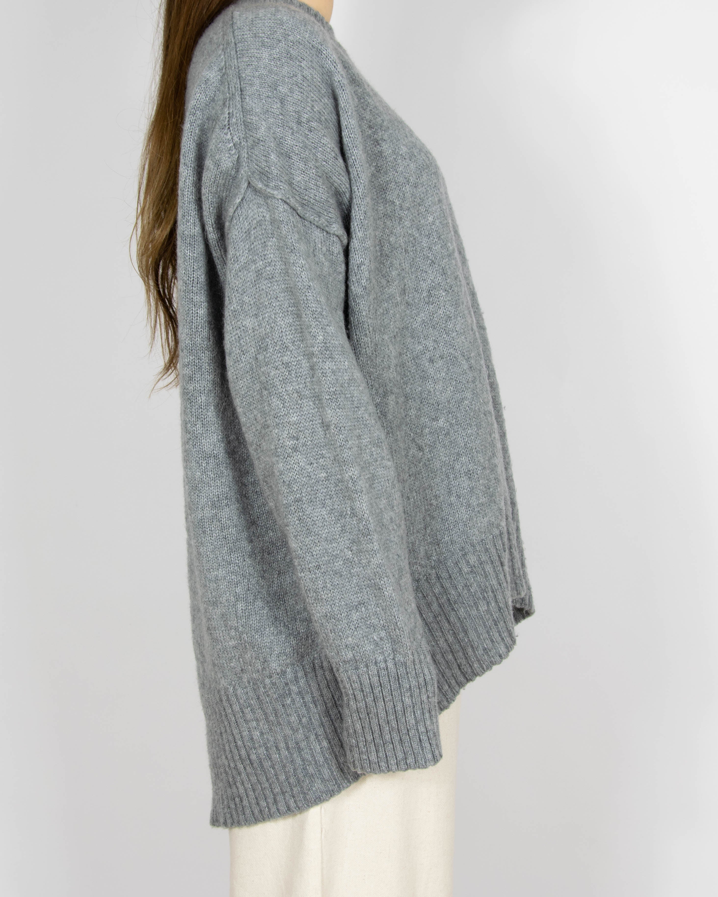Szary wełniany (merino) sweter Day Birger et Mikkelsen - L