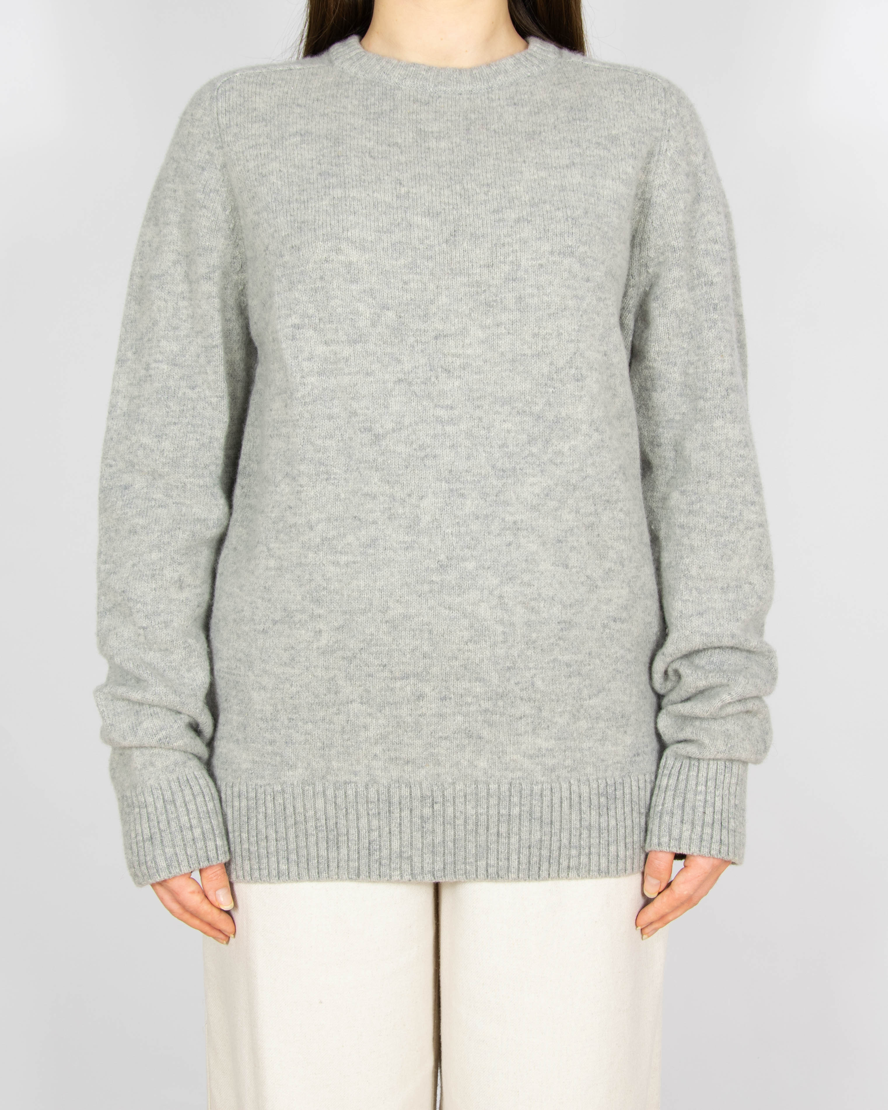 Szary wełniany (wełna jagnięca) sweter H&M - M