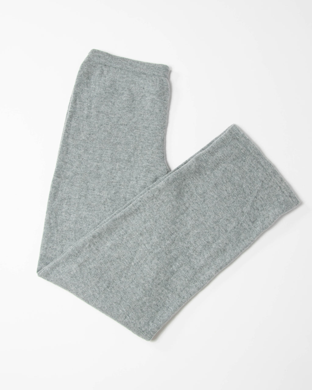 Szare kaszmirowe spodnie z szeroką nogawką Gerts Oslo Cashmere