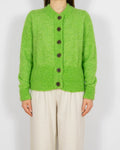Zielony wełniany (wełna + alpaka) kardigan Selected Femme - M/L