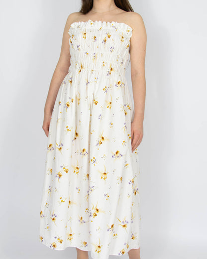 Bawełniana sukienka w polne kwiaty H&M - M