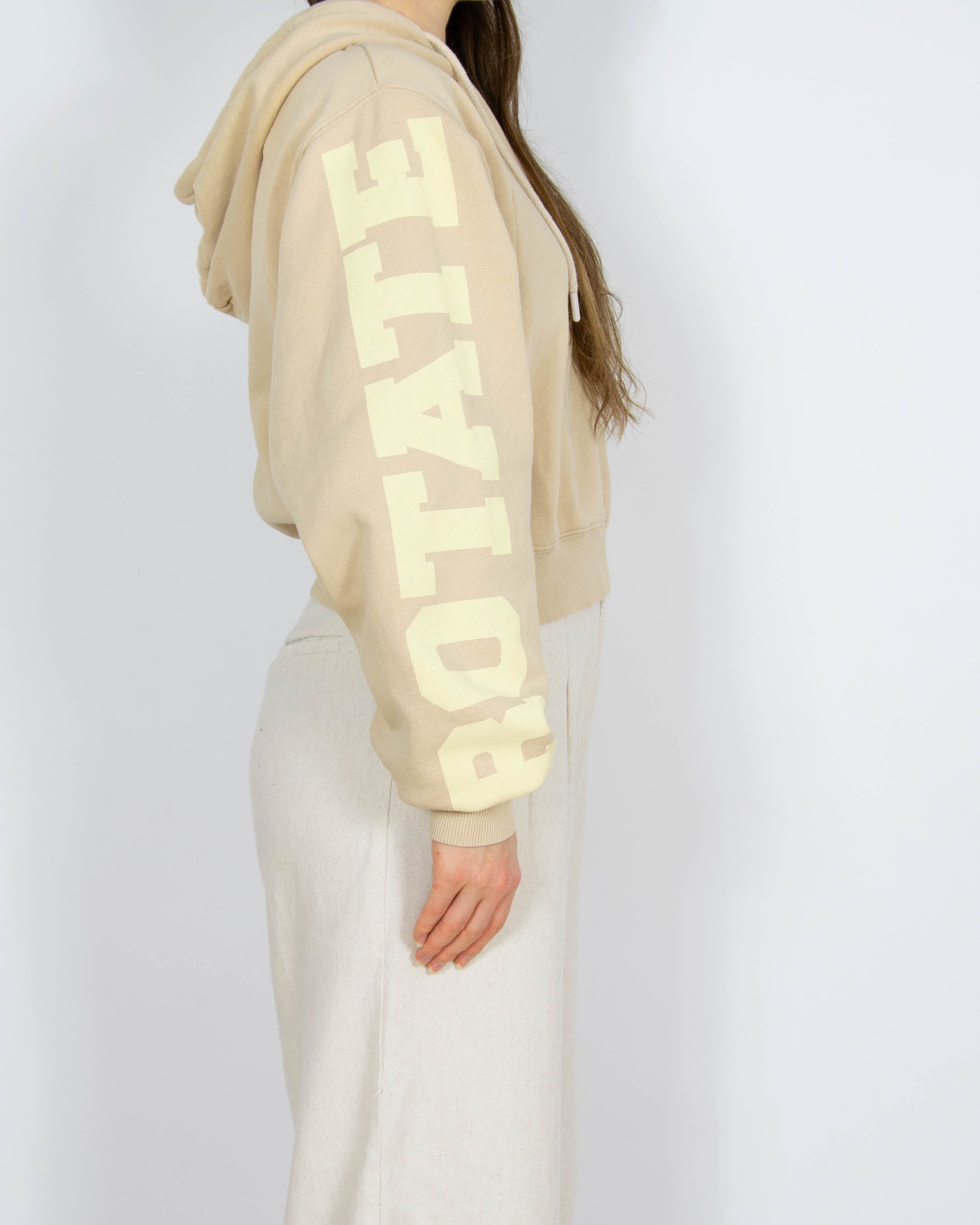 Beżowa bawełniana (organic) bluza ROTATE Birger Christensen - M