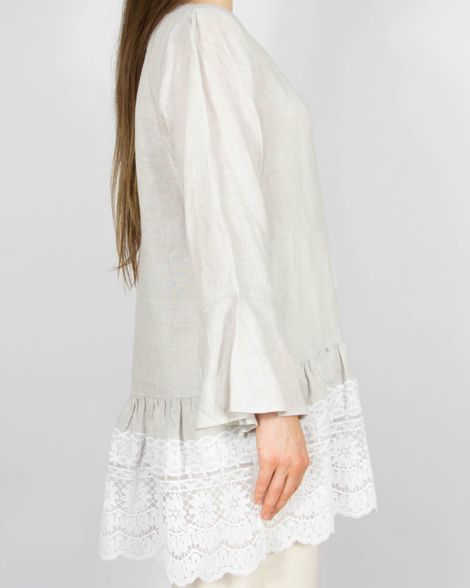 Beżowa lniana bluzka Joseph Janard - XL