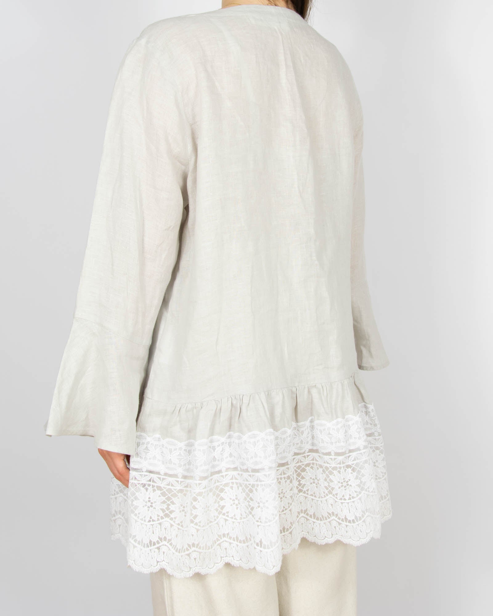 Beżowa lniana bluzka Joseph Janard - XL