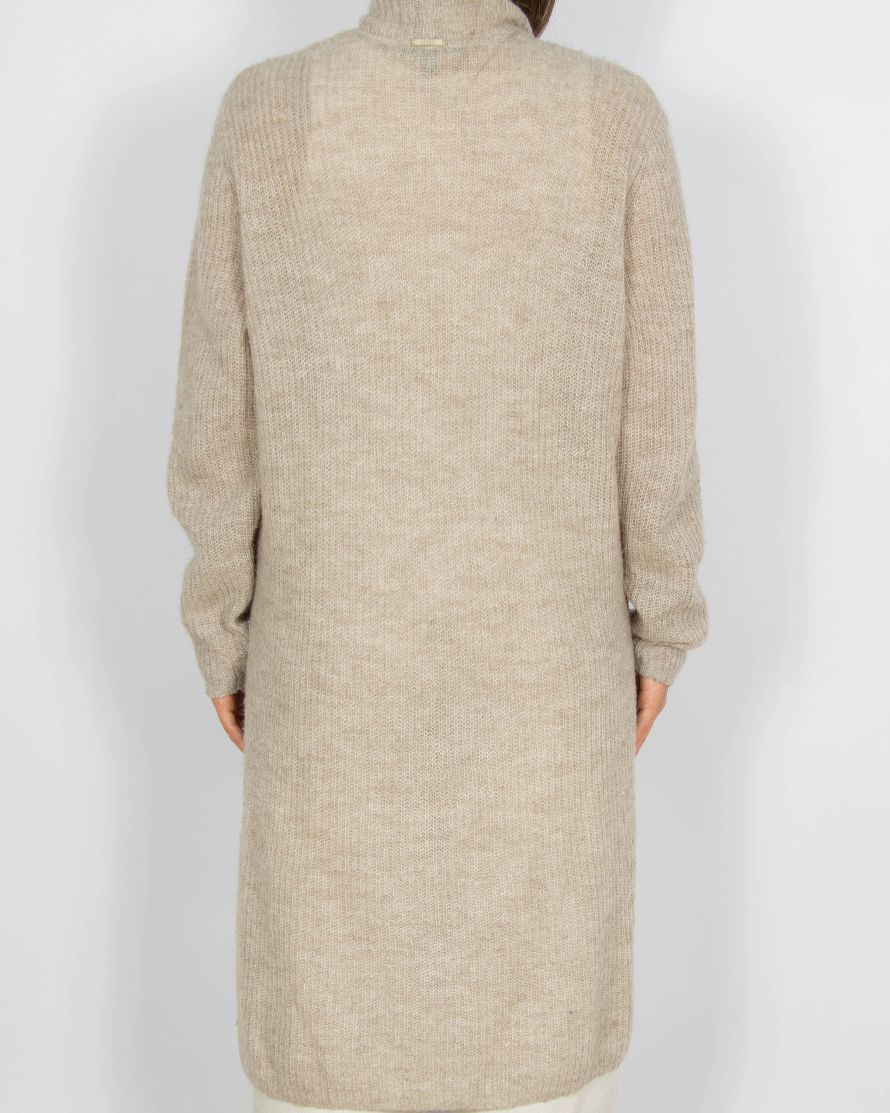 Beżowy wełniany (wełna + alpaka) kardigan Esprit - M