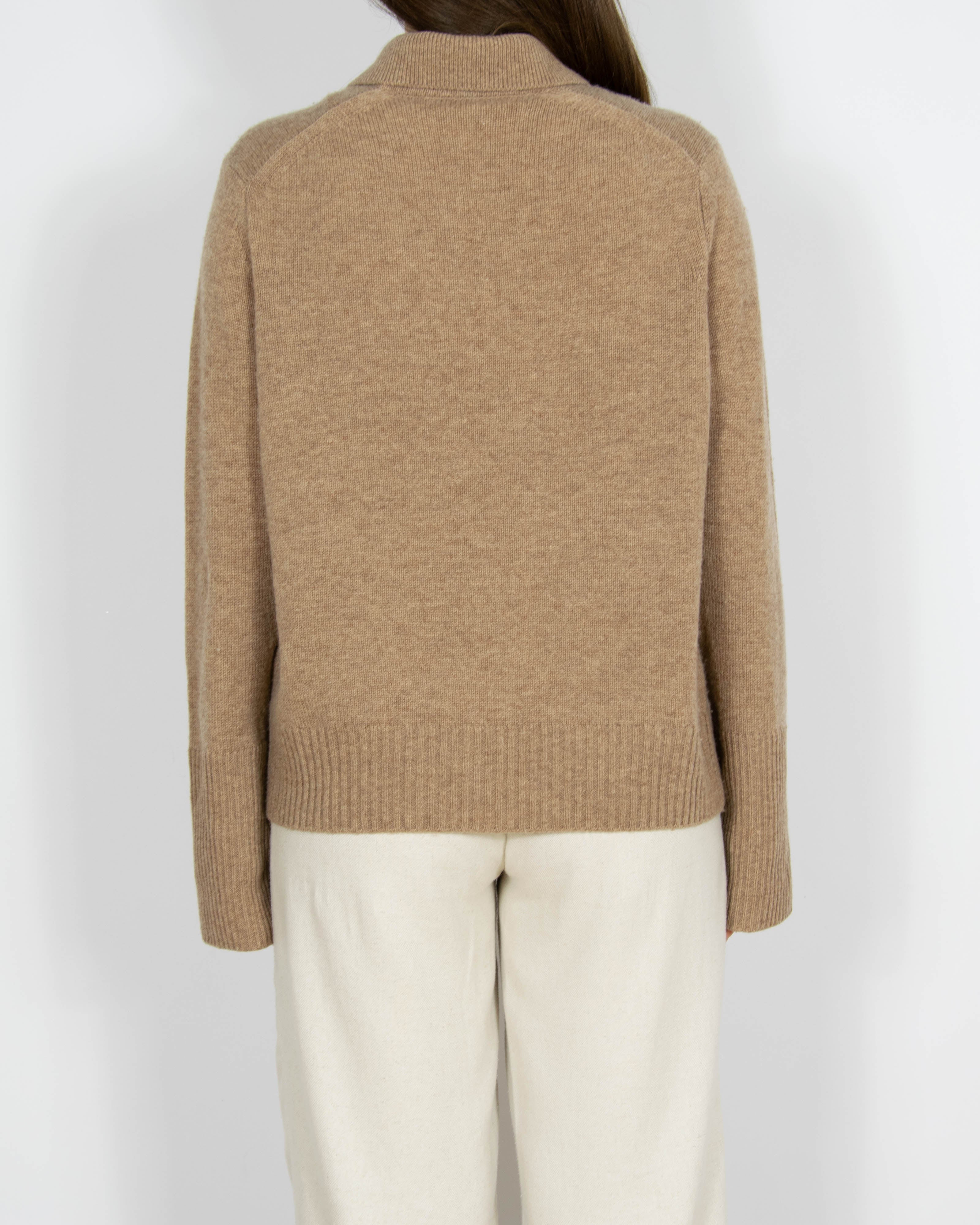 Beżowy wełniany kardigan z kaszmirem Autograph - M/L