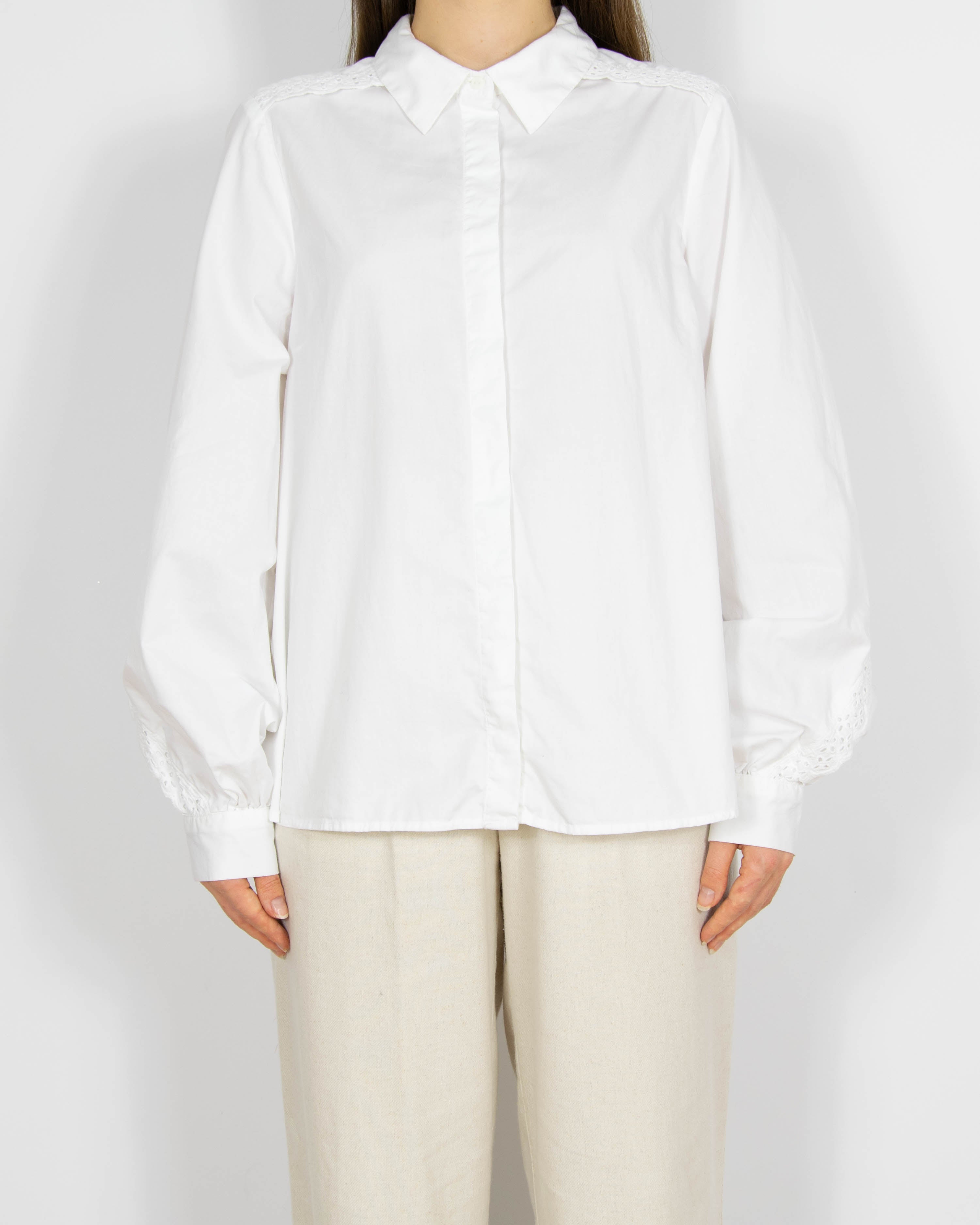 Biała bawełniana koszula MSCH Copenhagen