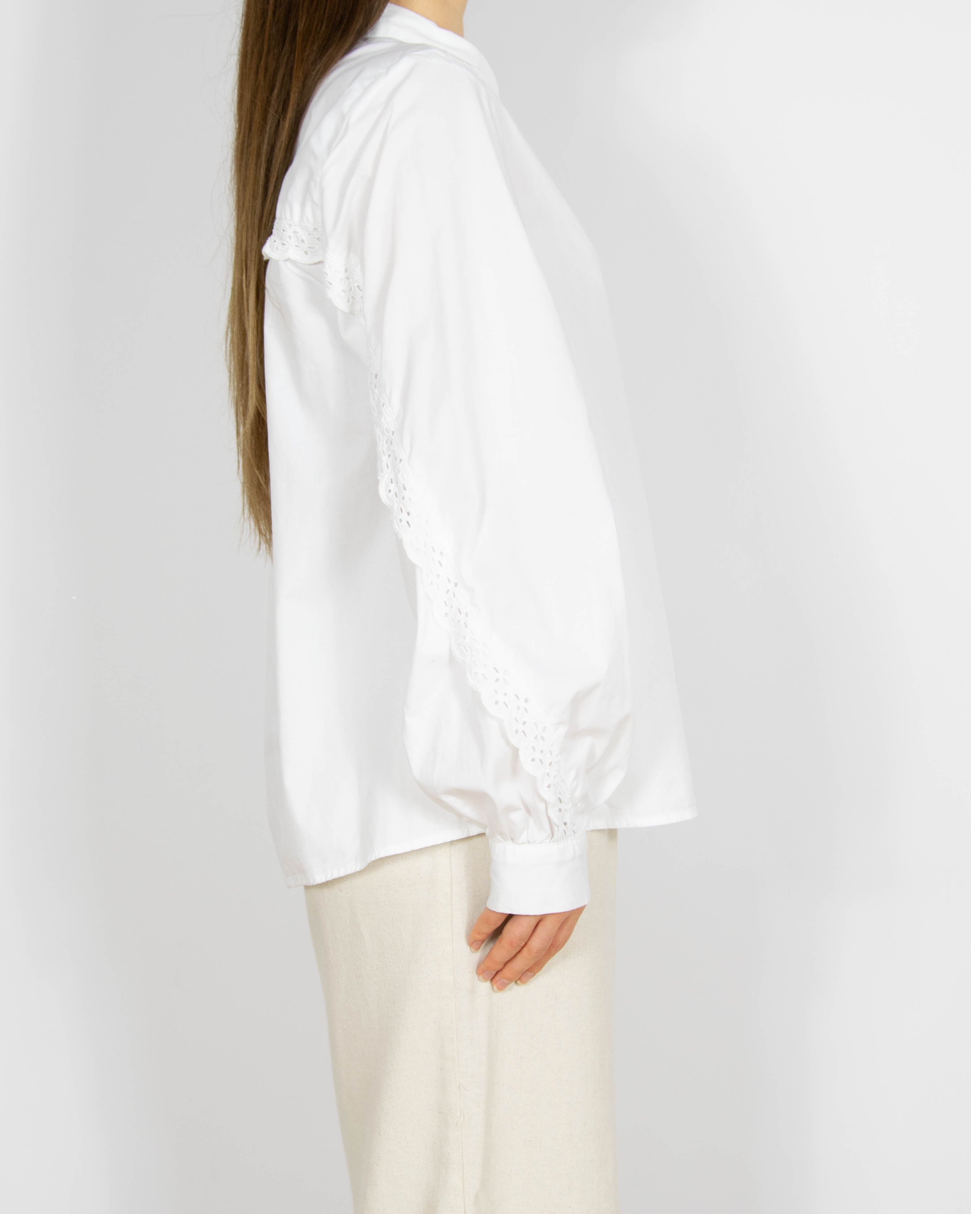 Biała bawełniana koszula MSCH Copenhagen - M