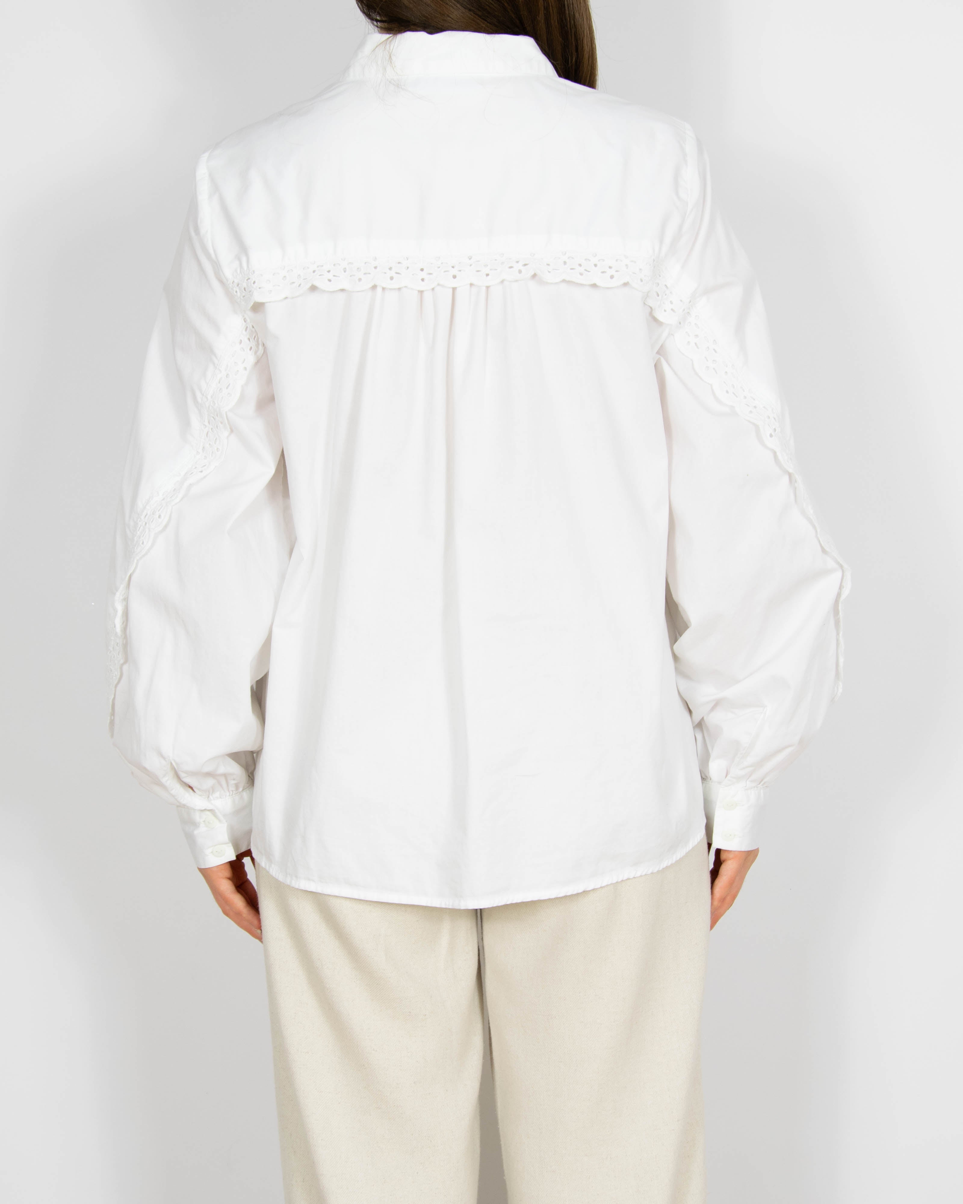 Biała bawełniana koszula MSCH Copenhagen - M