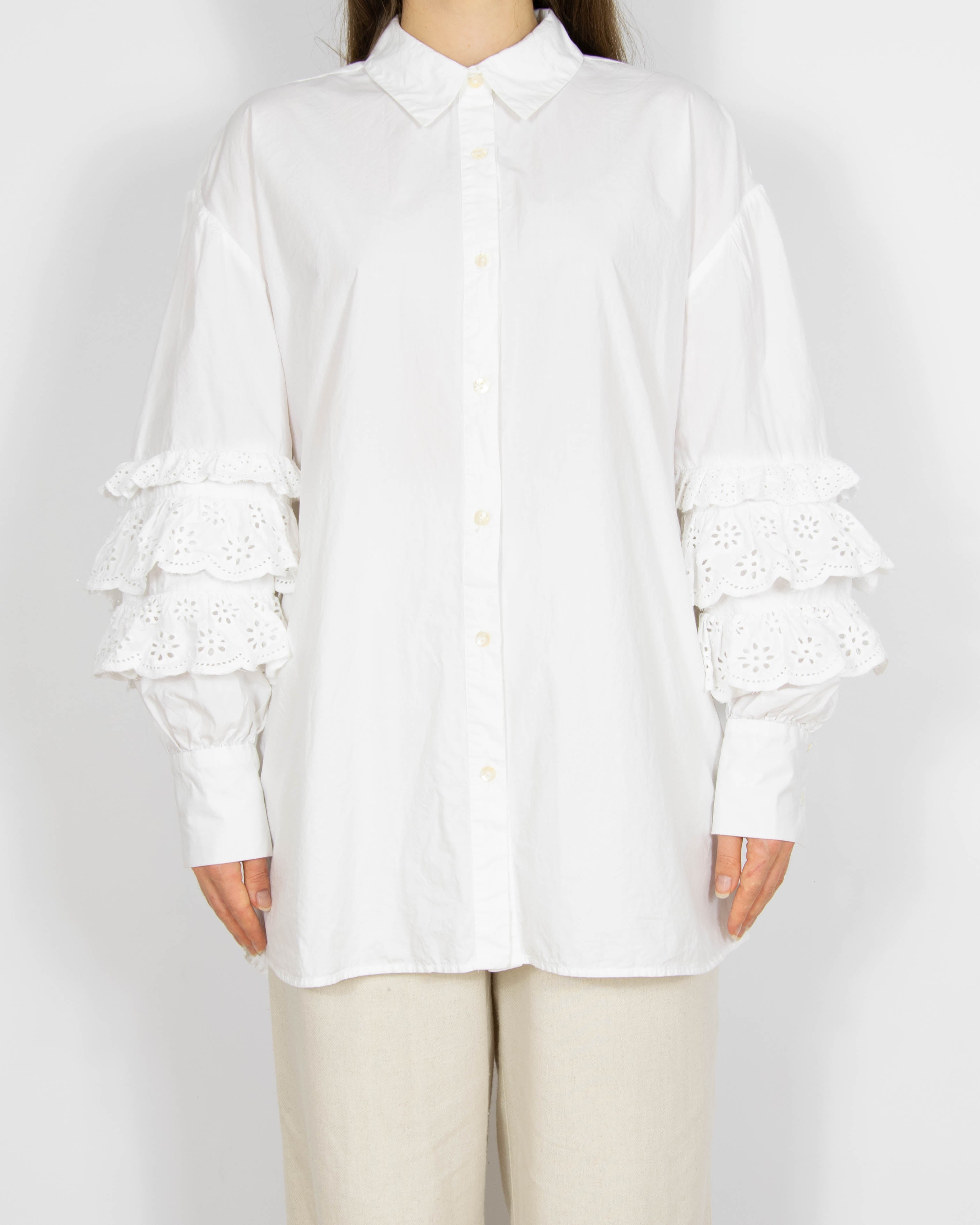 Biała bawełniana koszula Zara 