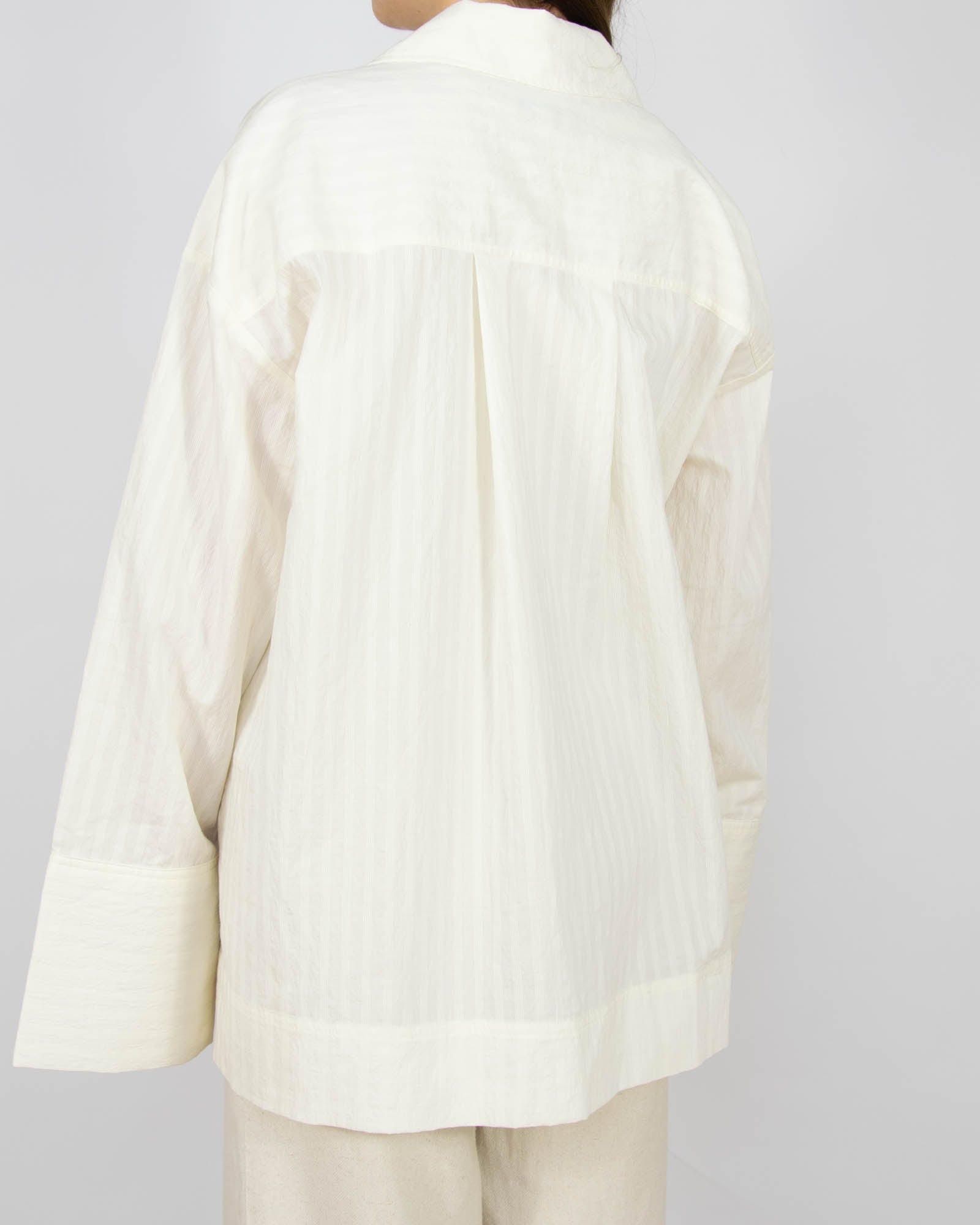 Biała bawełniana (organic) koszula DAGMAR (House of Dagmar) - L