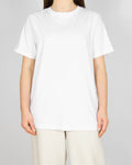 Biały bawełniany (bawełna organiczna) T-shirt - M