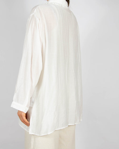 Nowa biała wiskozowa koszula MICHA - XL/XXL