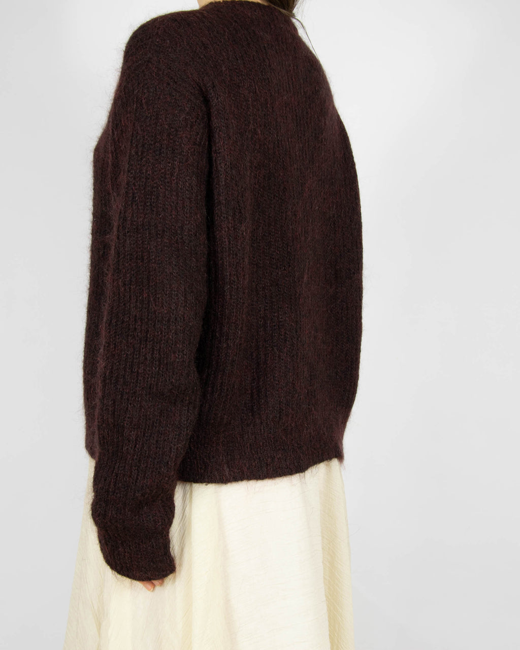 Bordowy moherowy sweter ALEXANDER WANG - S