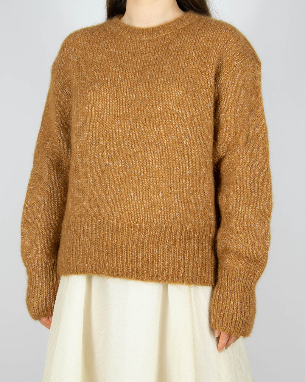 Brązowy (alpaka + wełna) sweter marki H&amp;M z linii Premium Selection.&nbsp;
