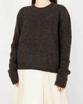 Brązowy (wełna + moher) sweter Lindex