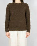 Brązowy wełniany (wełna + alpaka) sweter Selected Femme