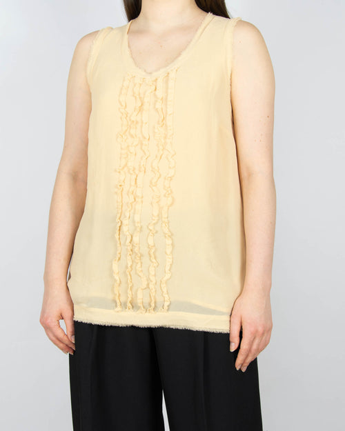 Brzoskwiniowa jedwabna bluzka marki Michael Kors