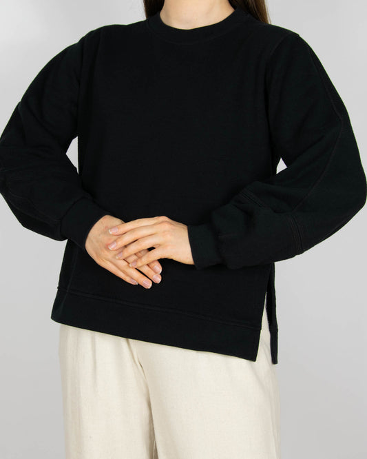 Czarna bawełniana (organiczna) bluza GANNI
