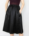 Czarna satynowa (acetat) spódnica marki Acne Studios