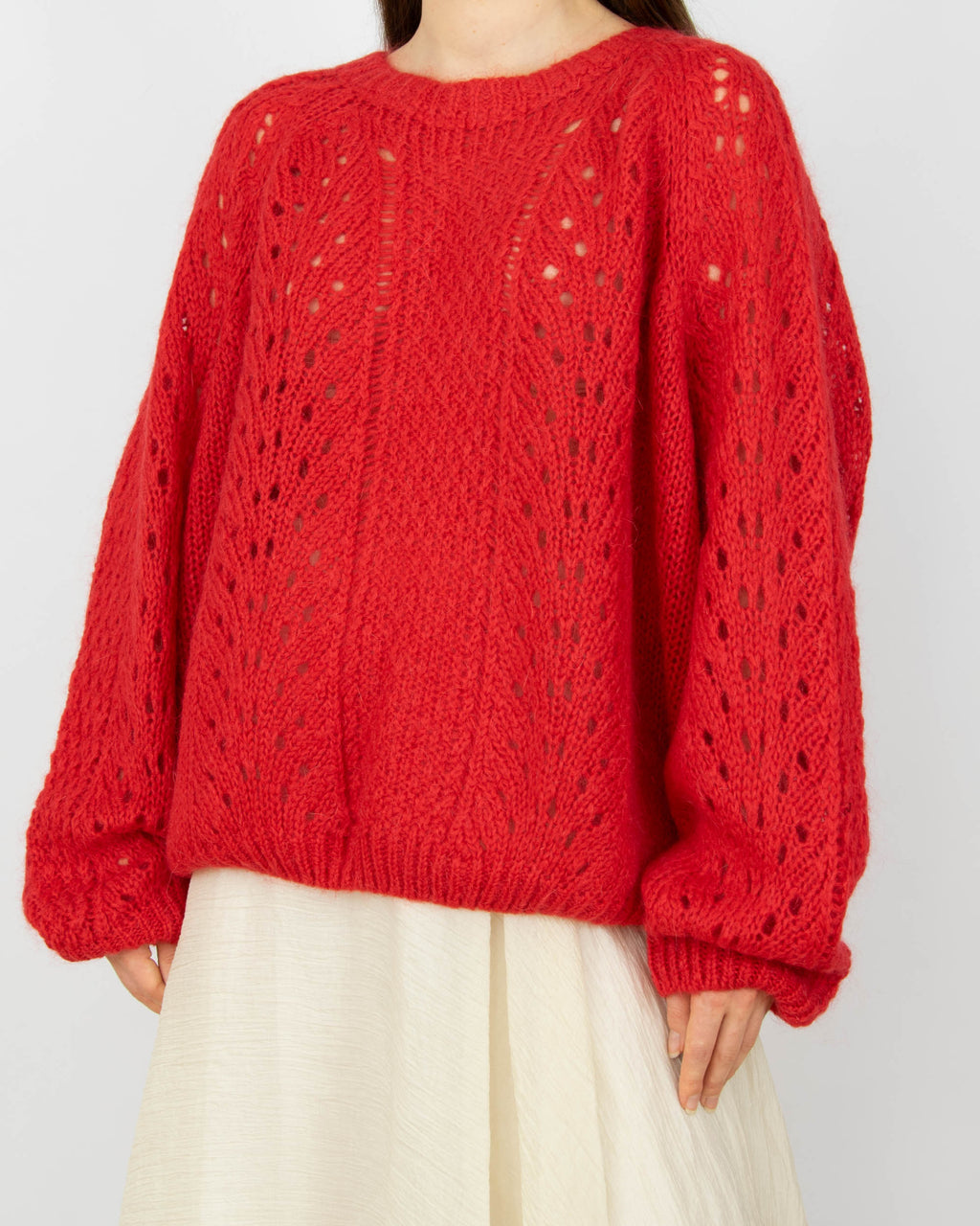 Czerwony sweter RAH Oslo - XL