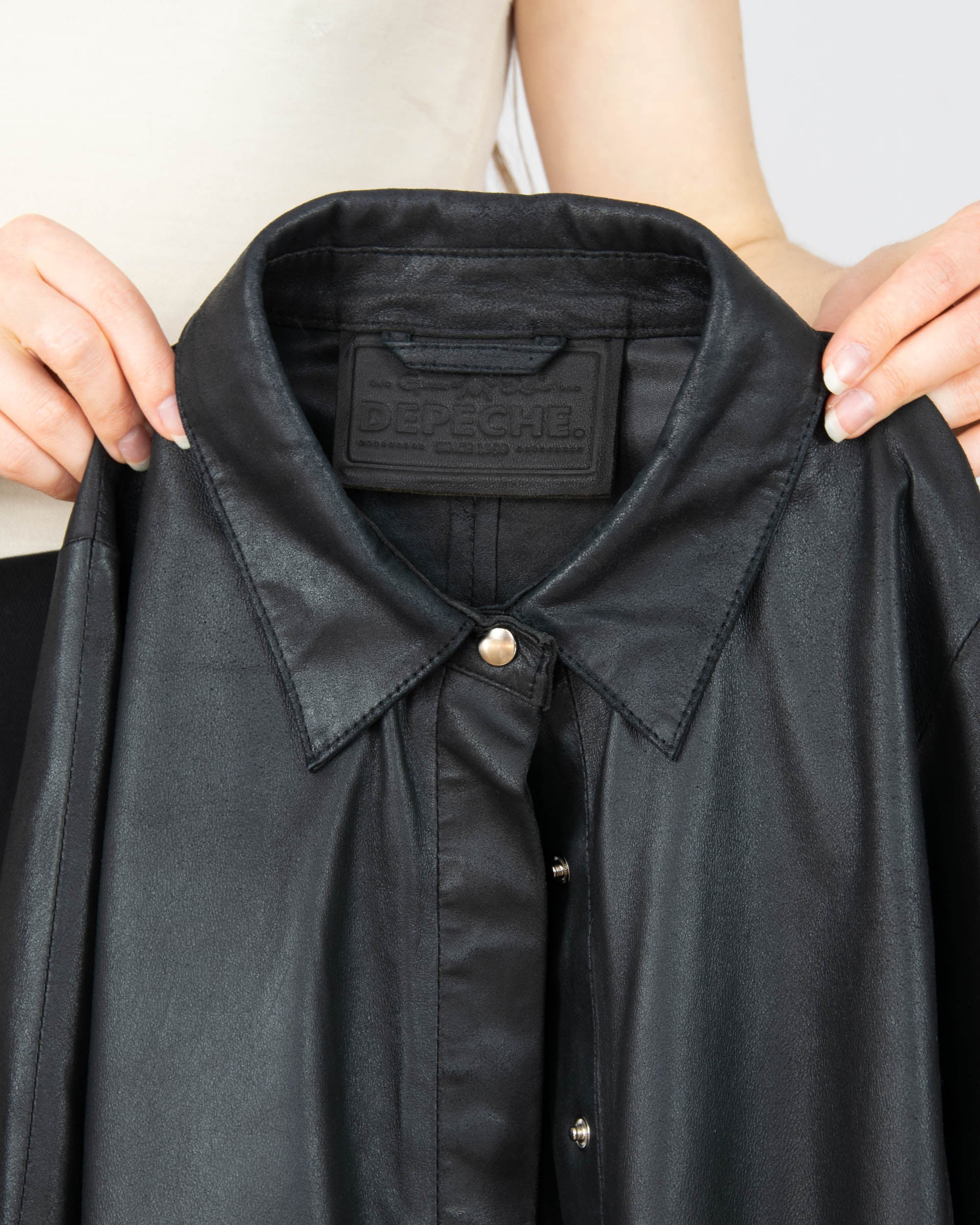 DEPECHE (skóra kozia - napalon) - L