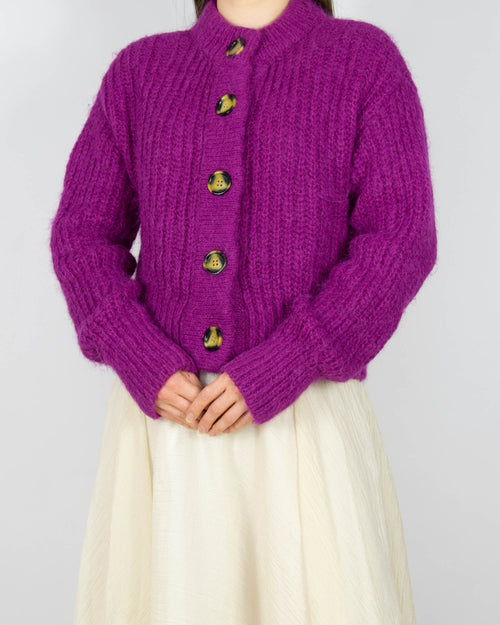 Fuksjowy (100% - wełna/alpaka) sweter marki H&amp;M z linii Premium Selection.&nbsp;
