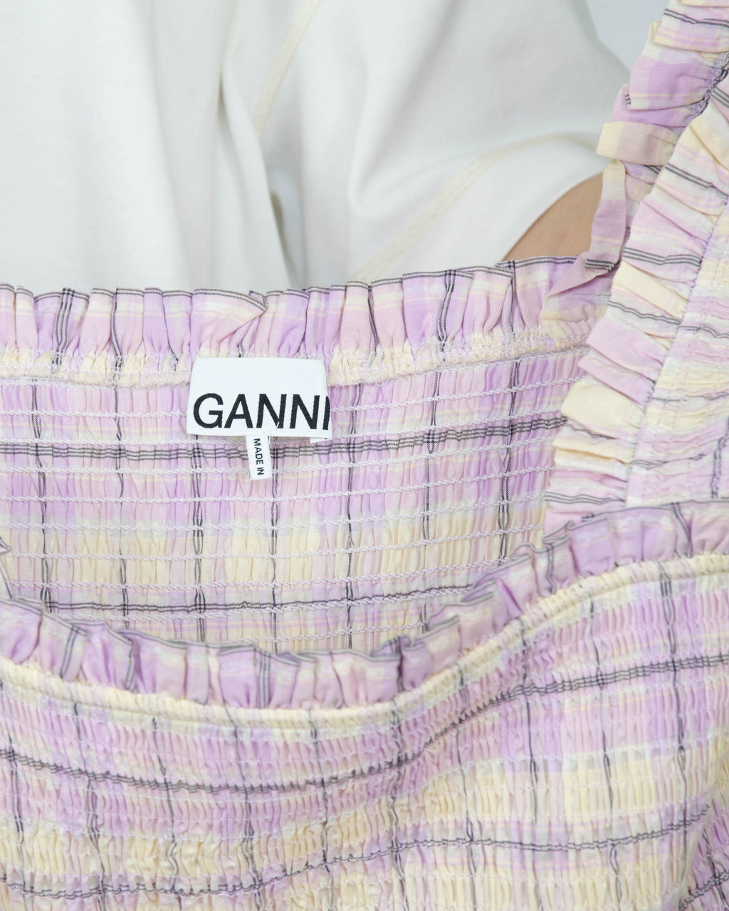 GANNI (bawełna organiczna + poliester z recyklingu) - L/XL