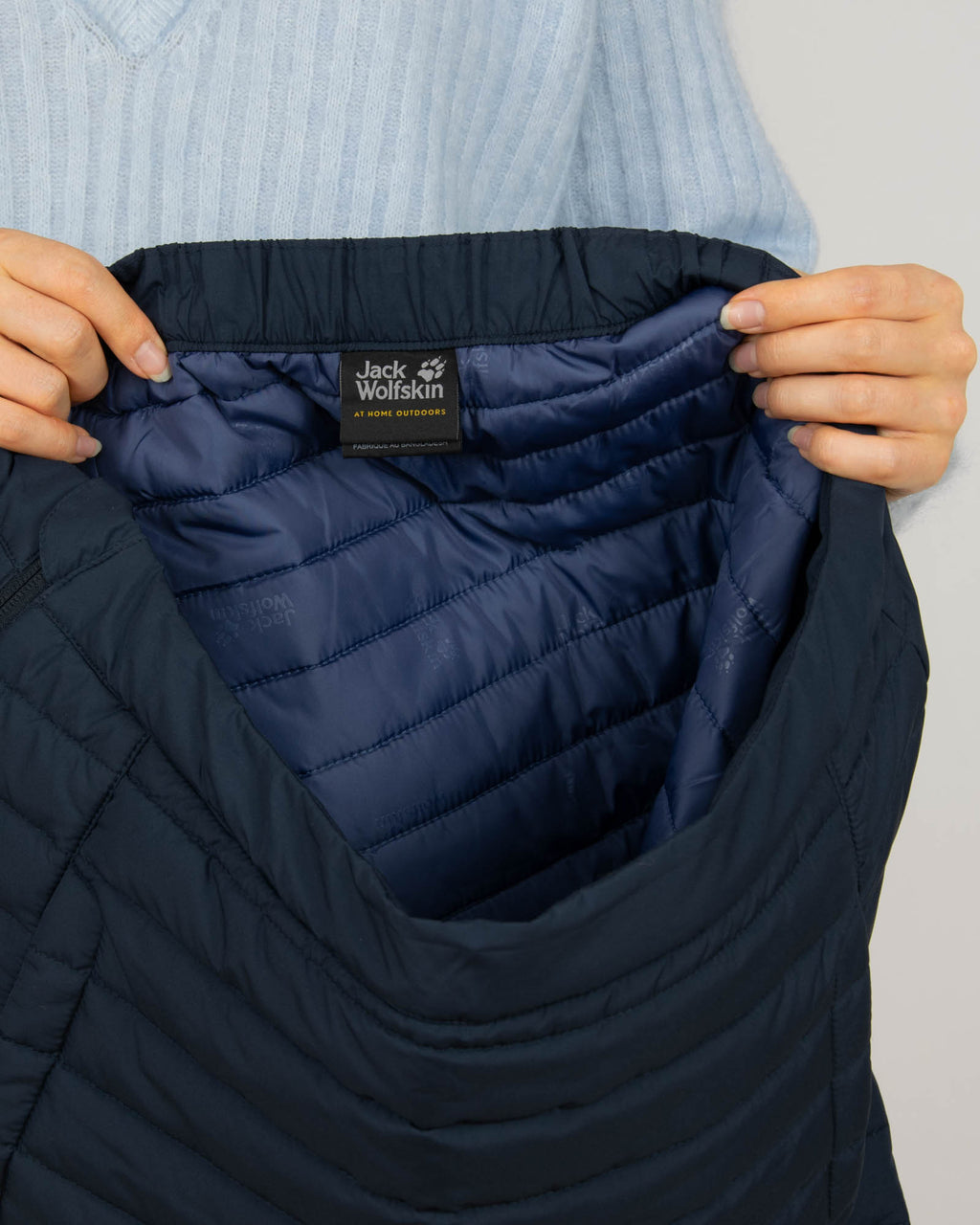 Granatowa spódnica zimowa (Iceguard) Jack Wolfskin - XL