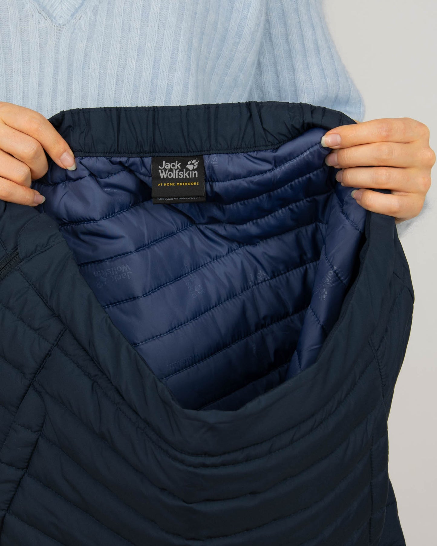 Granatowa spódnica zimowa (Iceguard) Jack Wolfskin - XL