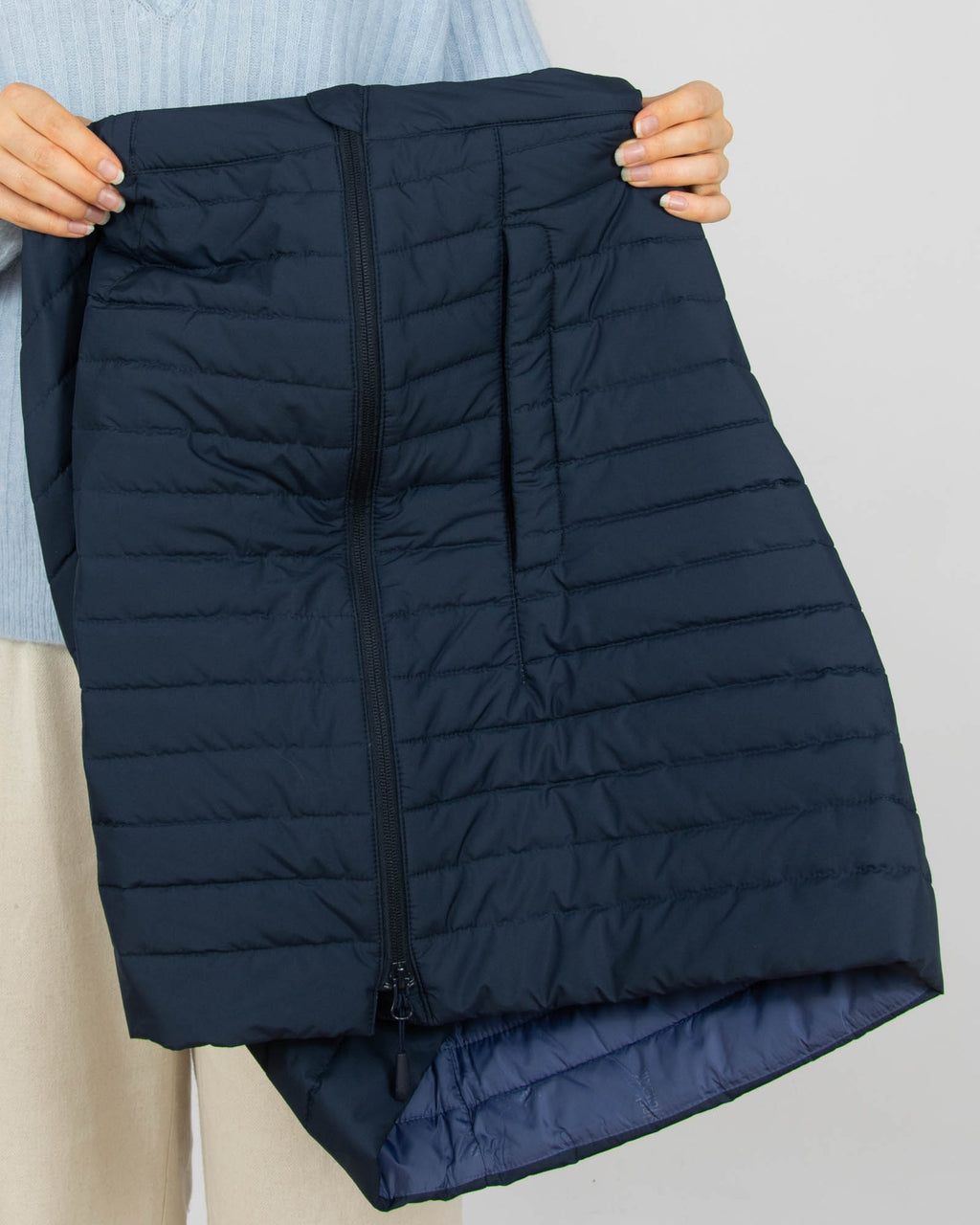 Granatowa spódnica zimowa (Iceguard) Jack Wolfskin - XL