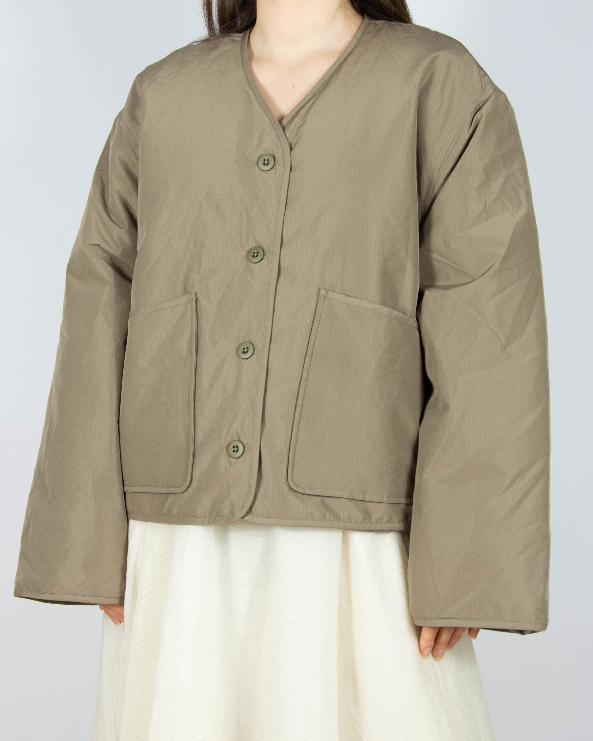 Oliwkowa kurtka przejściowa marki SAMSØE SAMSØE