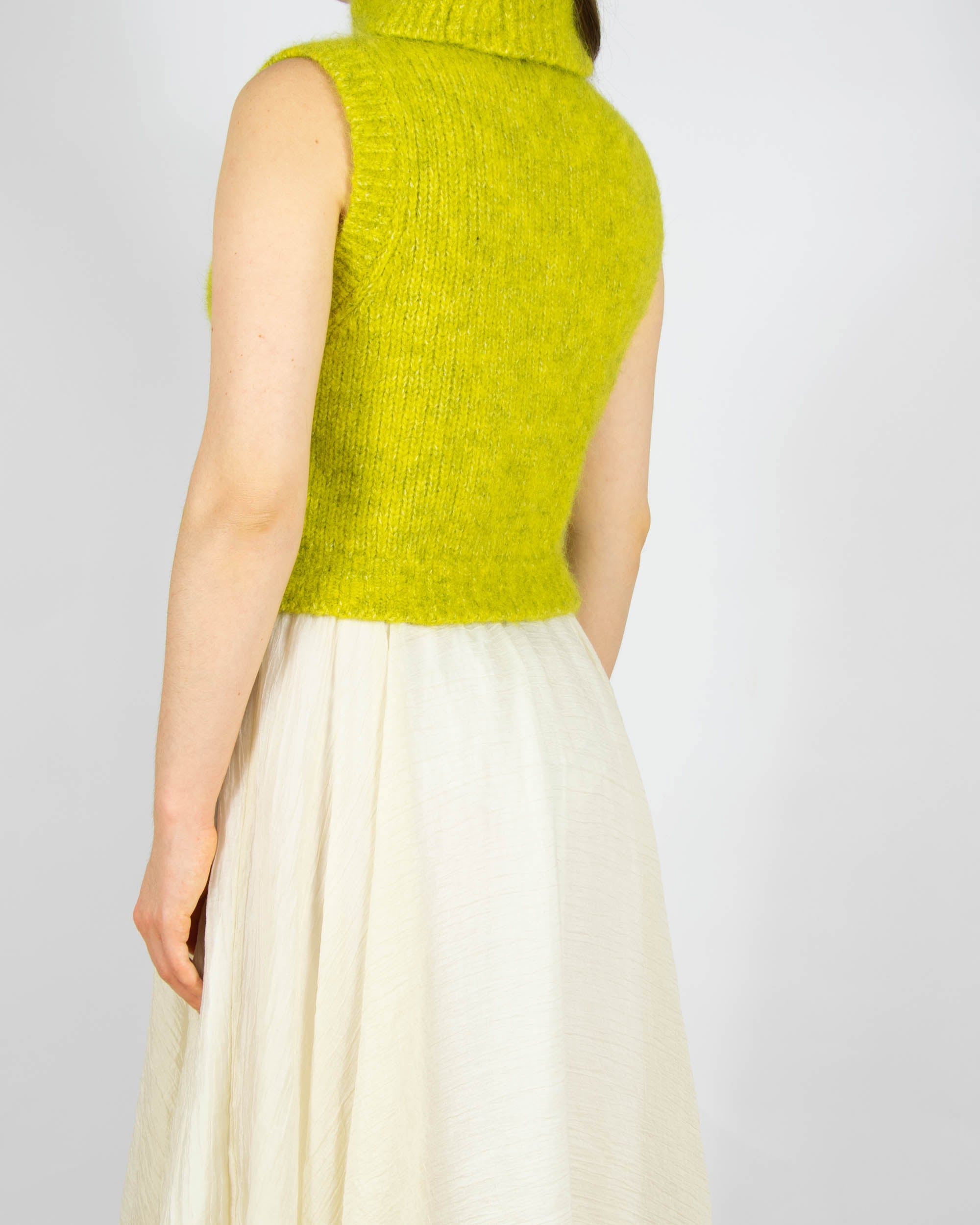 Limonkowa (alpaka + wełna) kamizelka & other stories - S