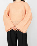 Łososiowy (moher + wełna) sweter marki premium Arnie Says