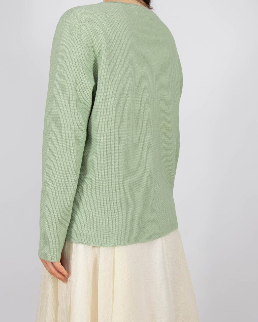 Miętowy bawełniany (organic) sweter Marc O' Polo - M/L