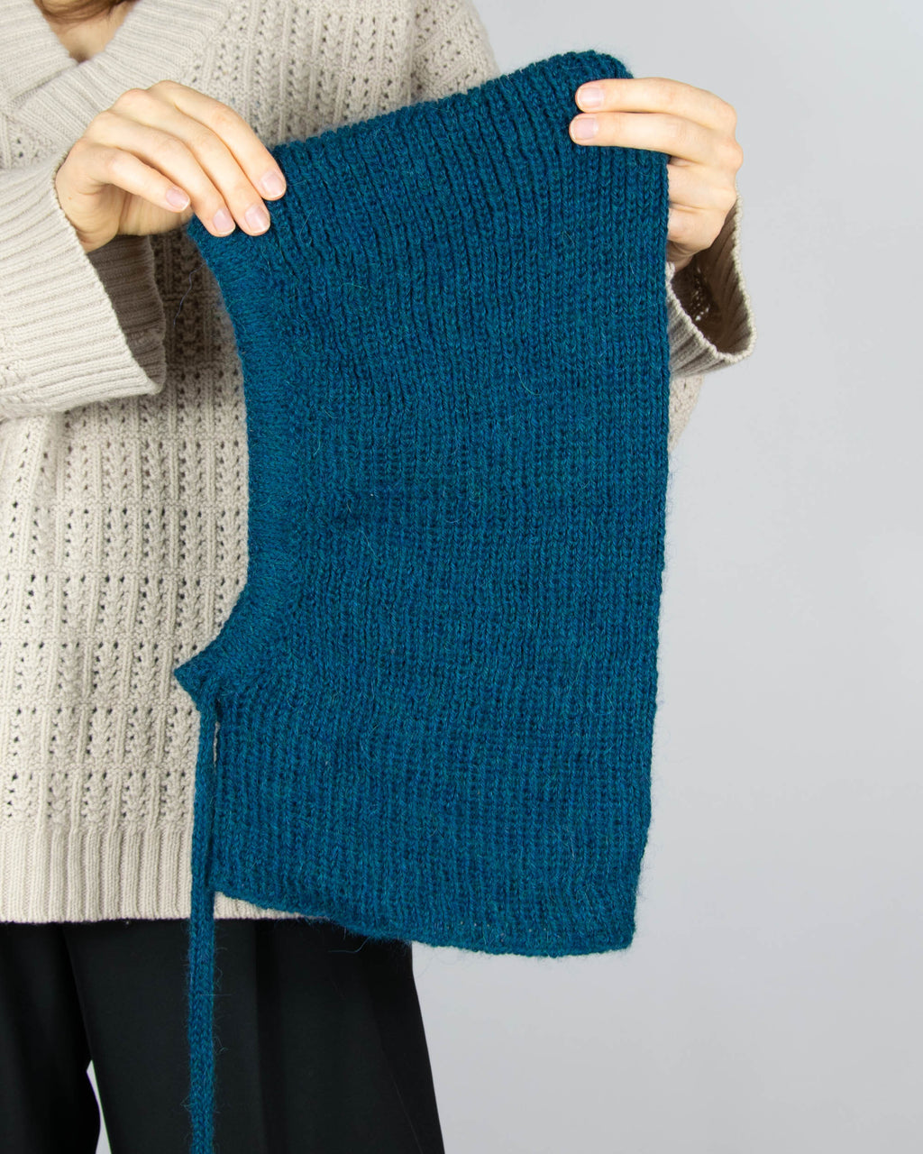 HANDMADE (alpaka + wełna)