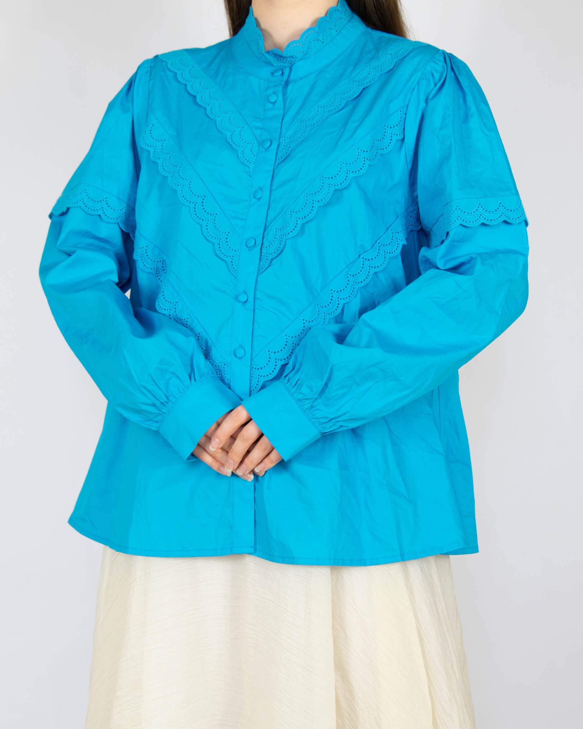 Nowa niebieska bawełniana koszula LT Clothing