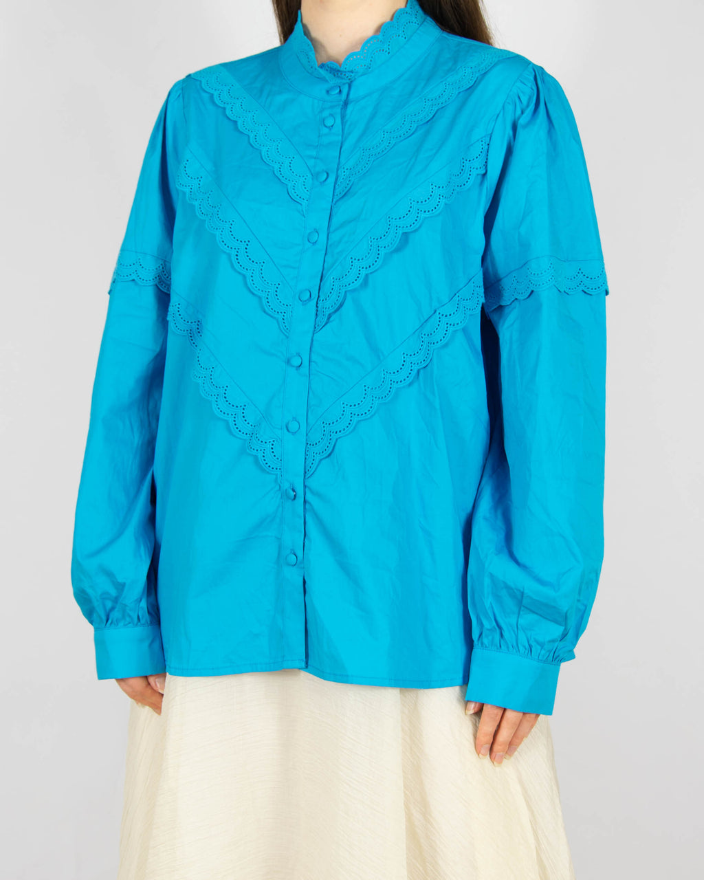 Nowa niebieska bawełniana koszula LT Clothing - L