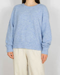 Jasnoniebieski (alpaka + merino) sweter Samsoe Samsoe