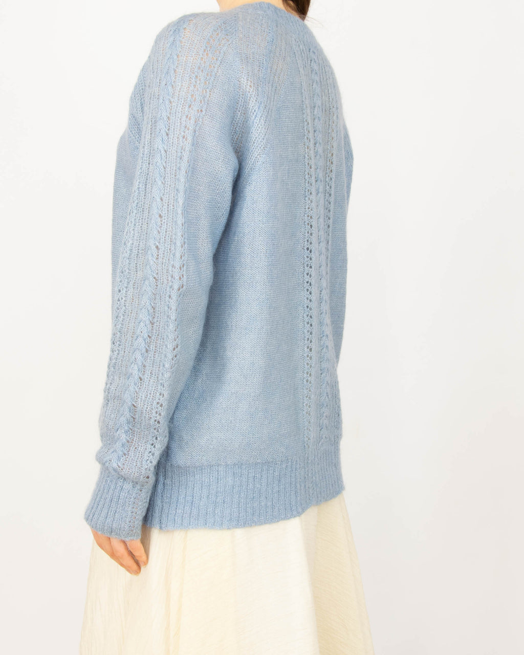 Niebieski moherowy sweter NOA NOA - S