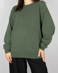 Oliwkowy kaszmirowy sweter skandynawskiej marki premium Gerts Oslo Cashmere