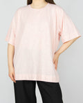 Pastelowy różowy T-shirt skandynawskiej marki InWear