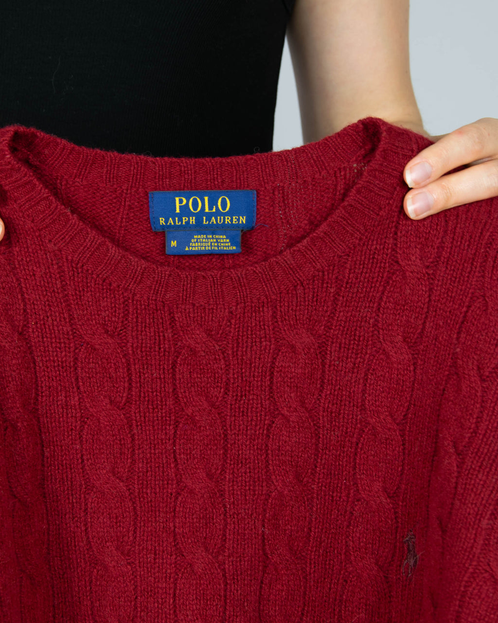 Ralph Lauren (merino + kaszmir) - M