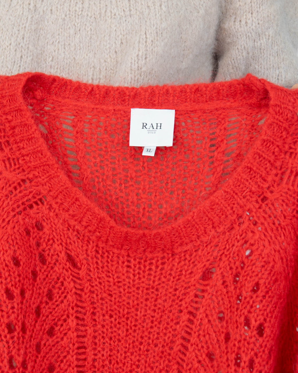 Czerwony sweter RAH Oslo - XL