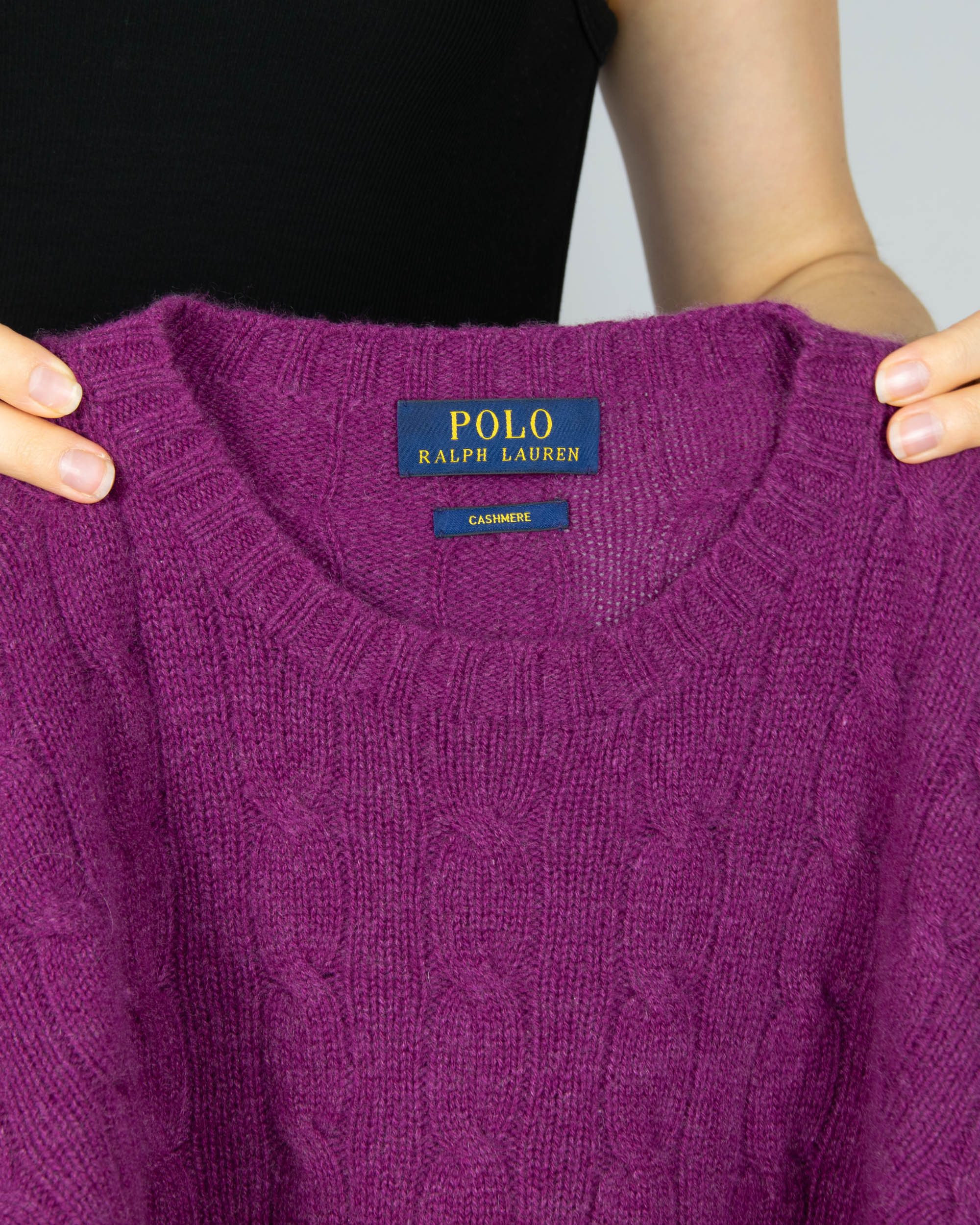 Ralph Lauren (kaszmir) - L/XL