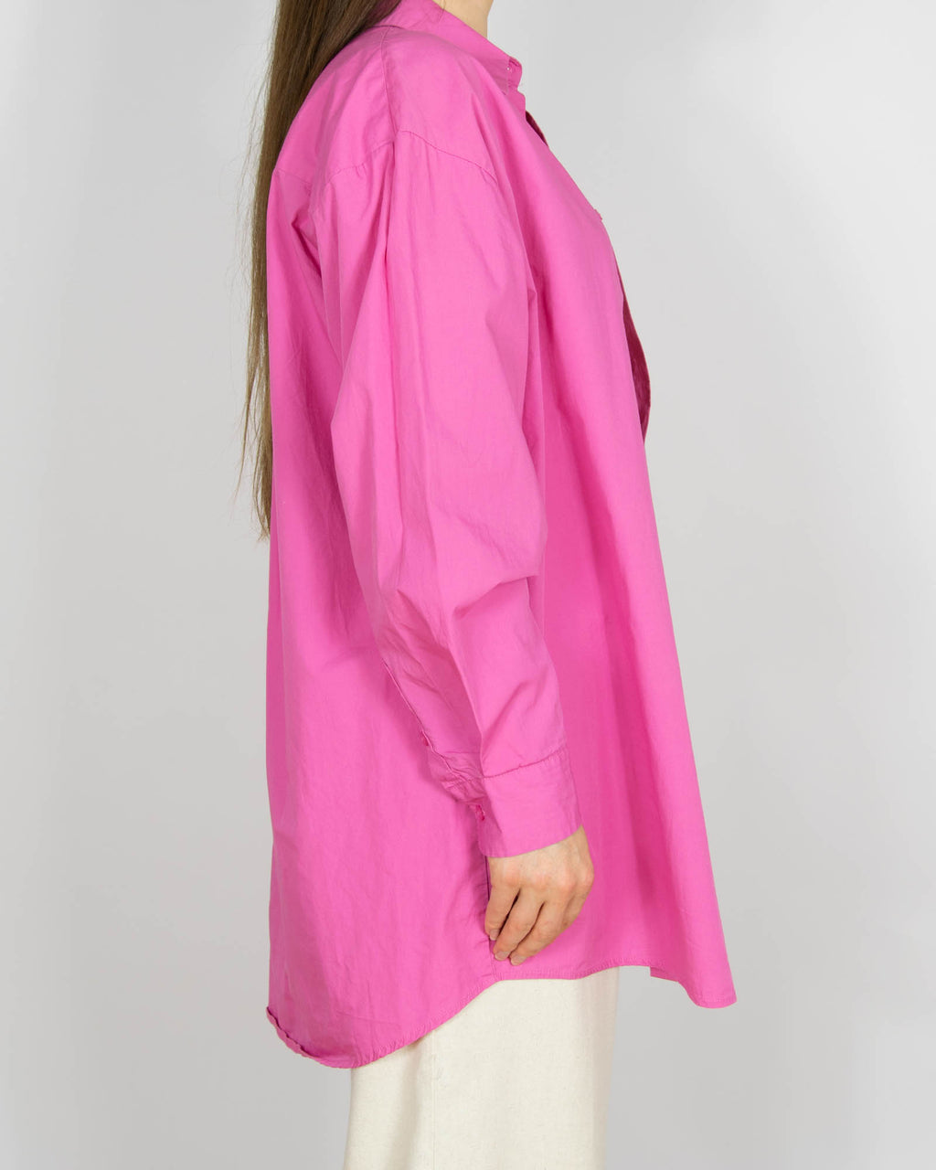 Różowa bawełniana koszula YAS - S/M