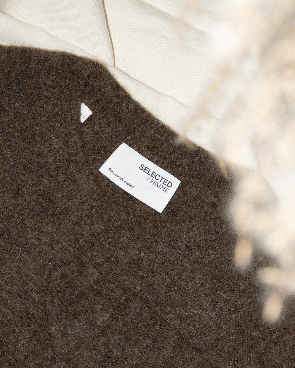 SELECTED FEMME (wełna + alpaka) - XL